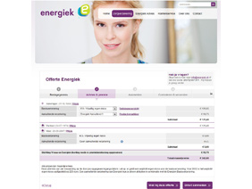 My Energiek - online application GUI